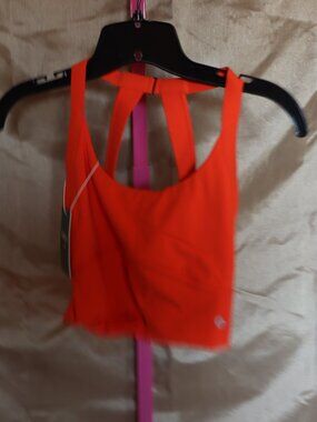 HALARA SoftlyZero™ Plush Sports Bra/Yoga Tank - Orange Large - NWTS XSmall
